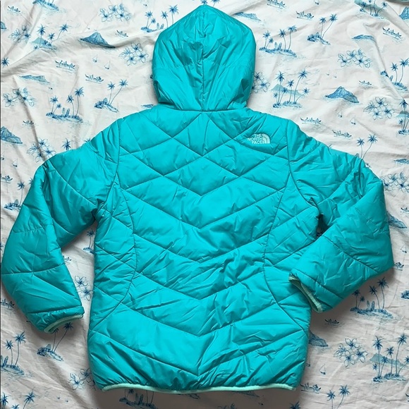 North Face Reversible Perrito Jacket Ion Blue - Picture 3 of 12